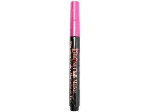 Marvy Bistro Fine Tip Chalk Marker - Fluorescent Pink