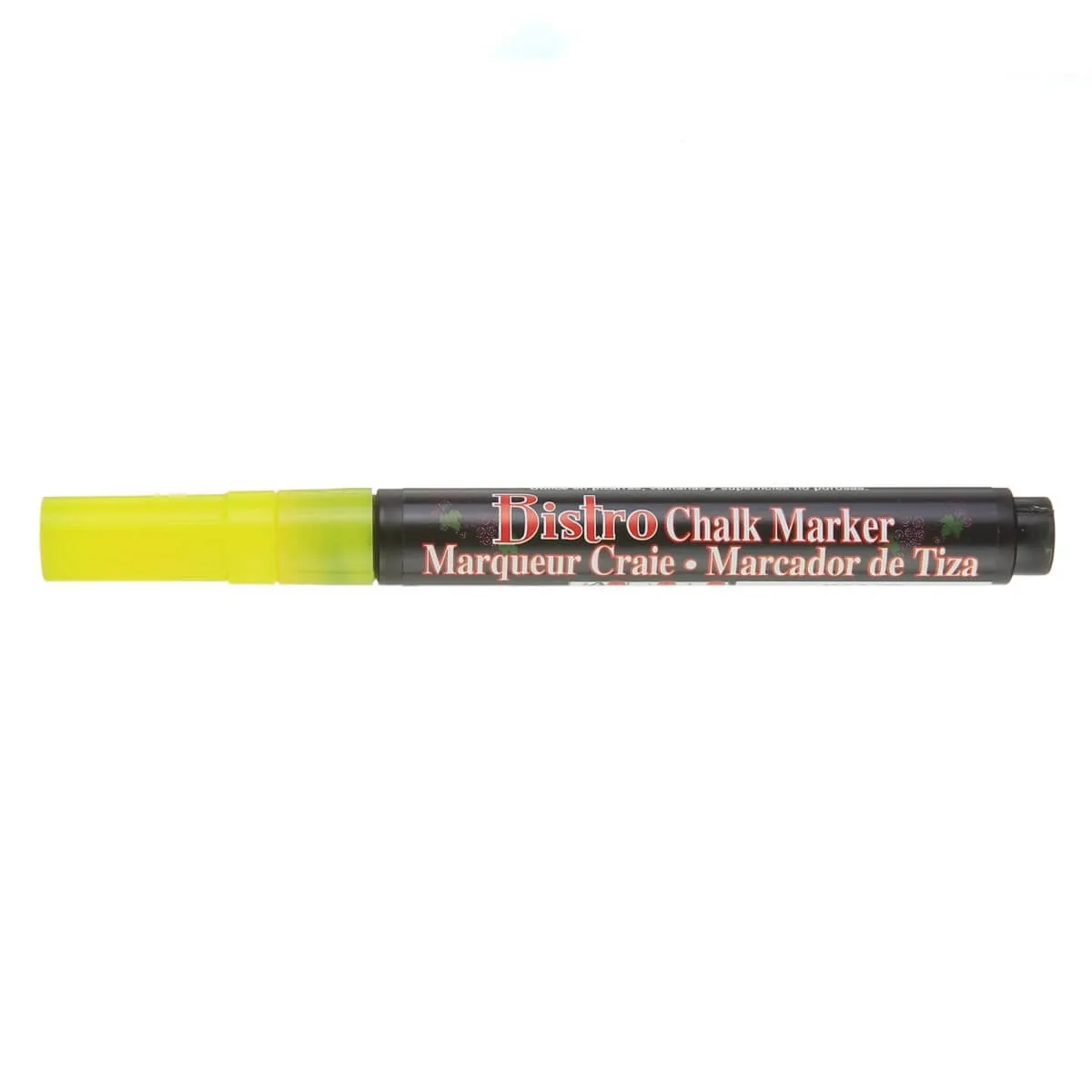 Marvy Bistro Fine Tip Chalk Marker - Fluorescent Yellow