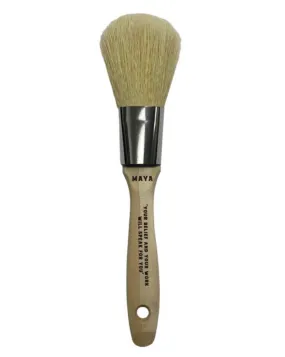 Maya 1" Oval Long Clay & Chalk Paint Brush