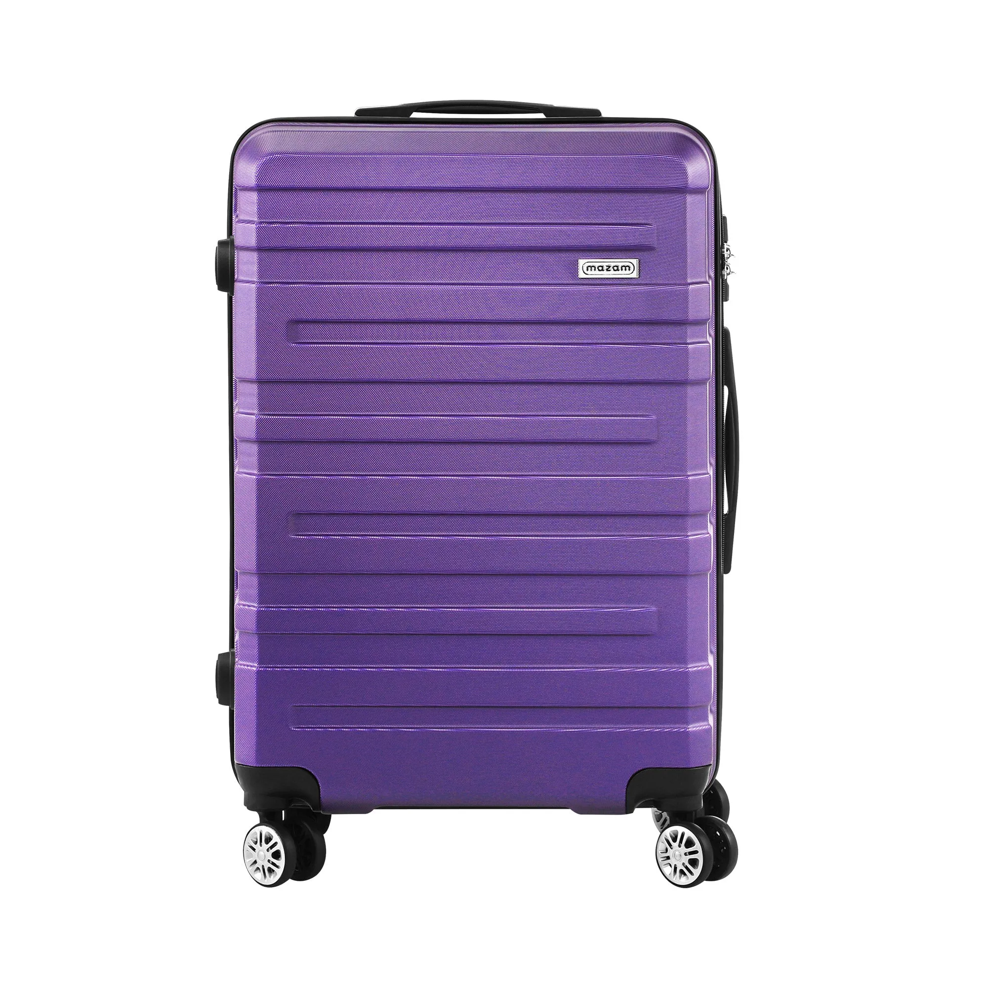 Mazam 28" Luggage Suitcase Trolley Set Travel TSA Lock Storage Hard Case Purple