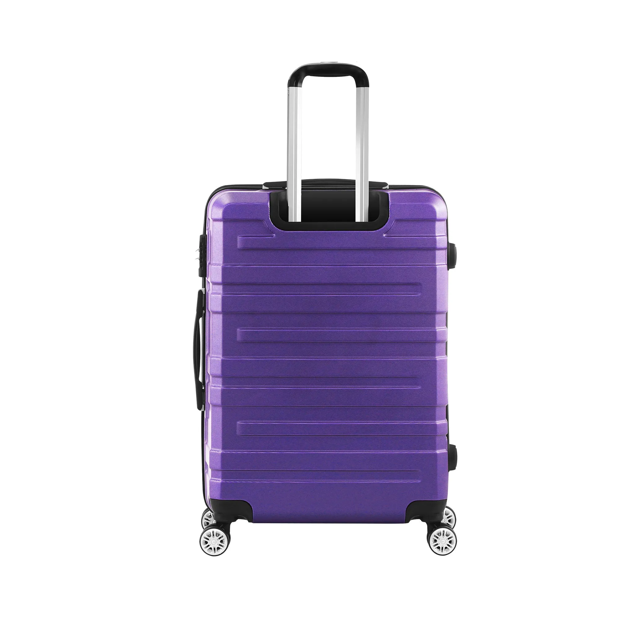 Mazam 28" Luggage Suitcase Trolley Set Travel TSA Lock Storage Hard Case Purple