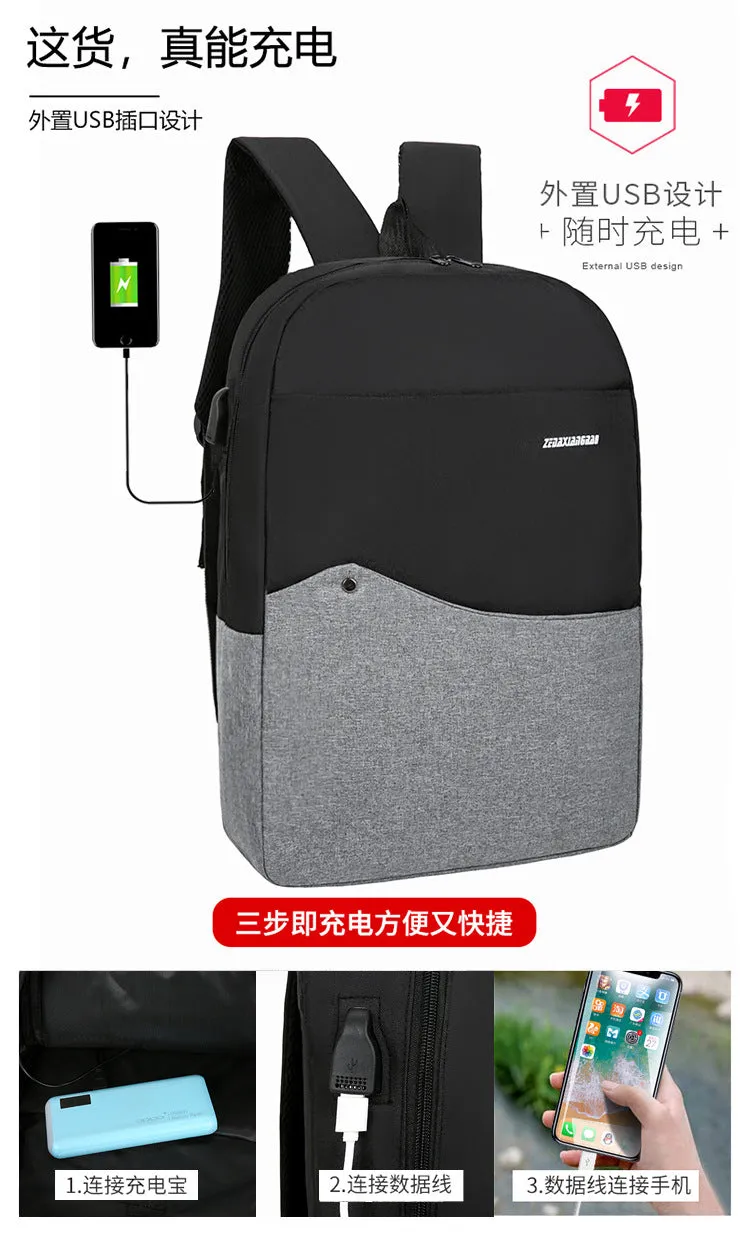 Men's outdoor travel business backpack