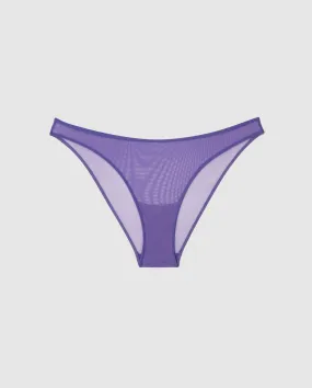 Mesh Bikini Briefs Lilac