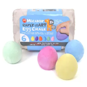 Micador Early StART Egg Chalk Pack of Six