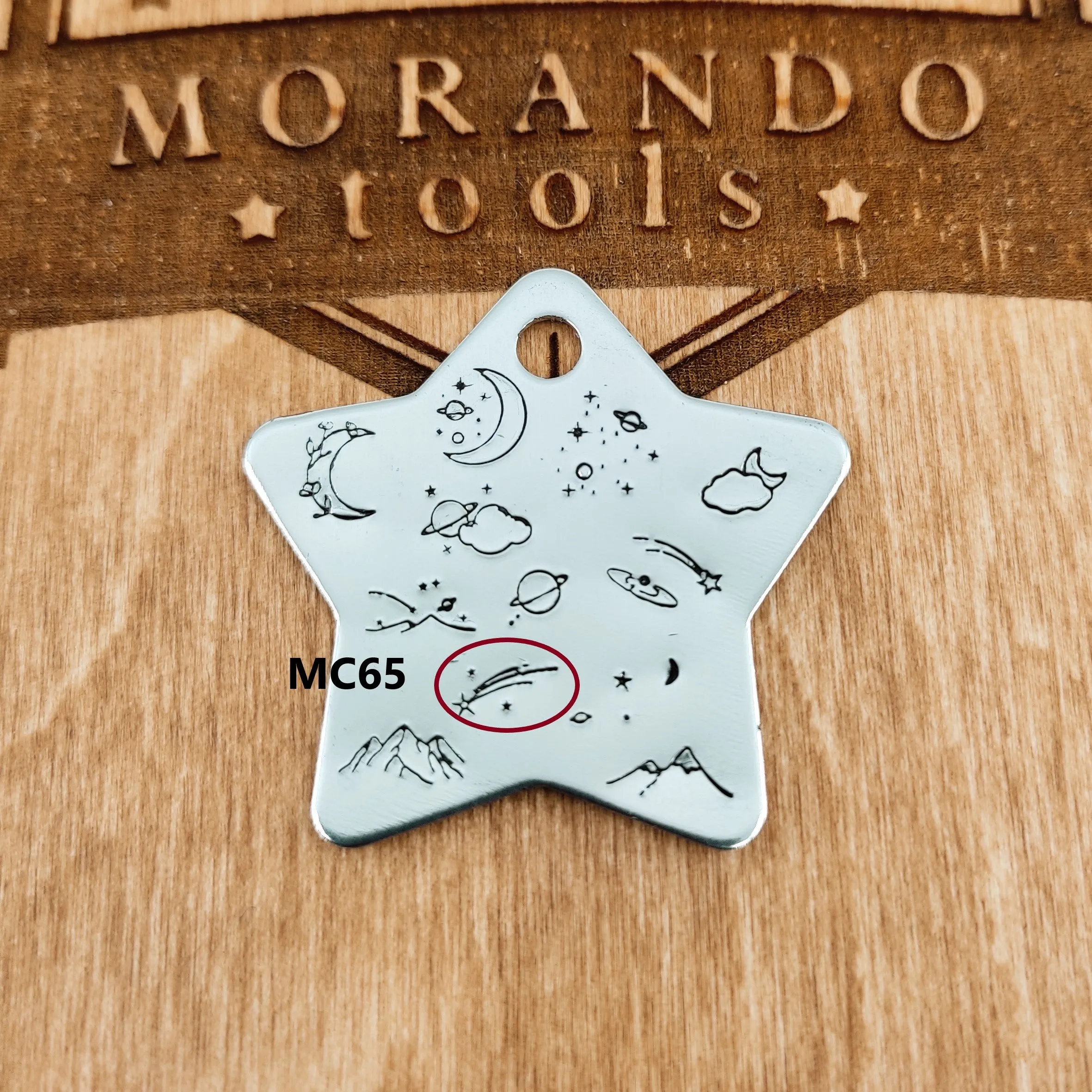 Micro Design Stamp MC65 4x5mm Shooting star left- Ultra Details