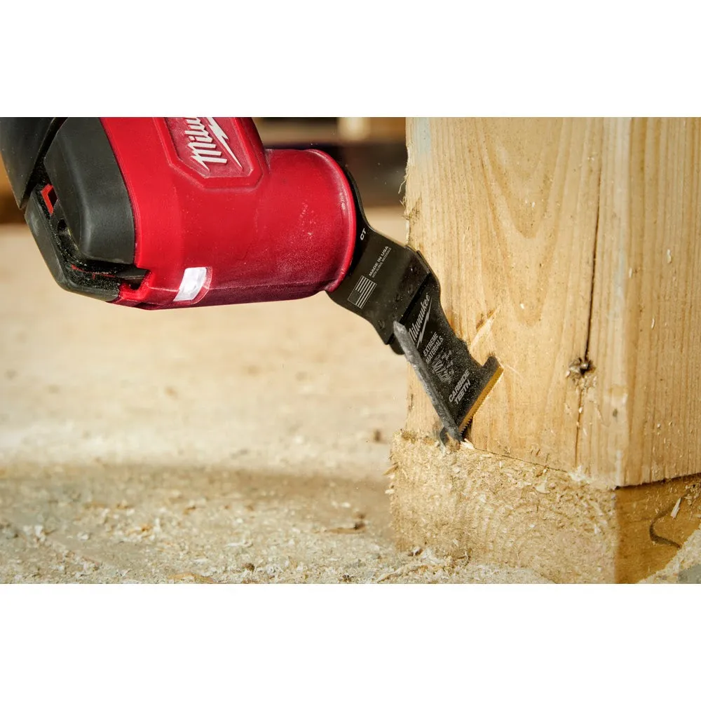 Milwaukee  49-25-1523 Milwaukee® OPEN-LOK™ 1-3/8" TITANIUM ENHANCED CARBIDE TEETH MULTI-MATERIAL BLADE 3PK