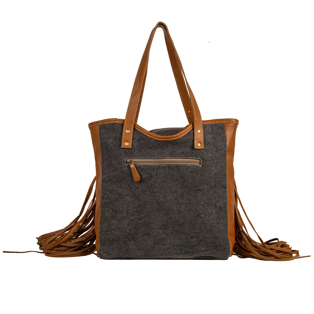 Mojave Paisley Fringed Tote Bag