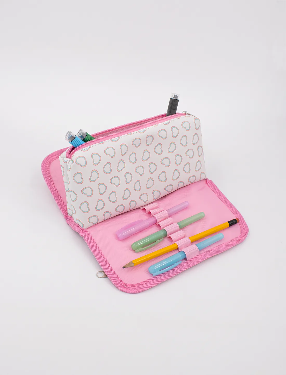 Molang Rainbow Heart Pencil Case