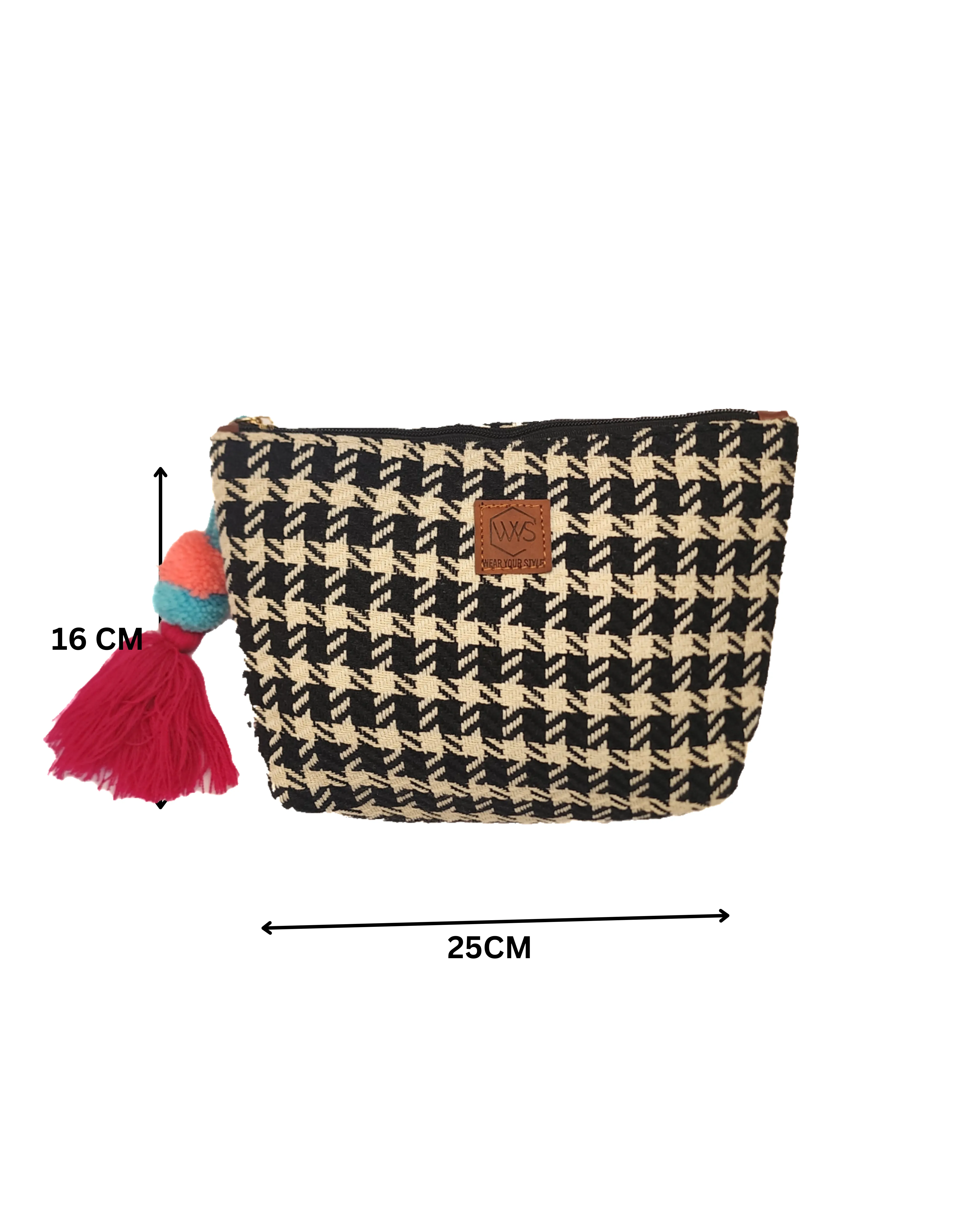 Monochrome Crush Multipurpose Pouch