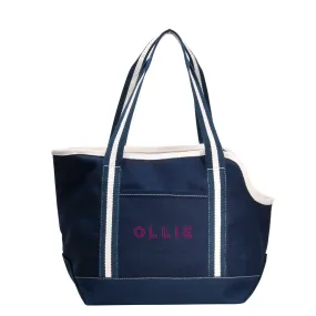 Monogrammed Pet Carrier Tote Bag