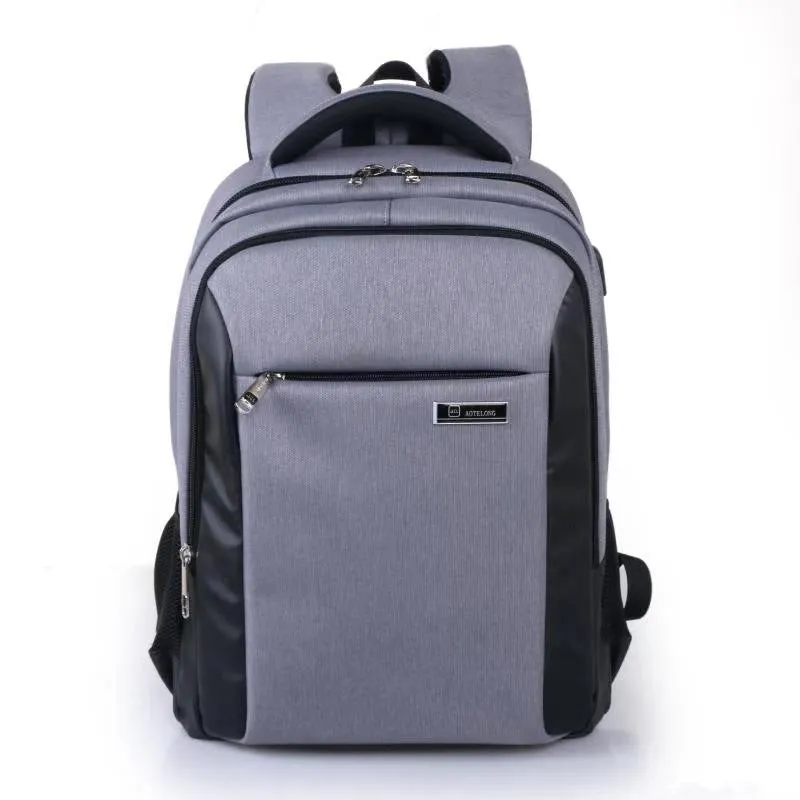 Multifunctional Men's Business Backpack Backpack Oxford Fabric