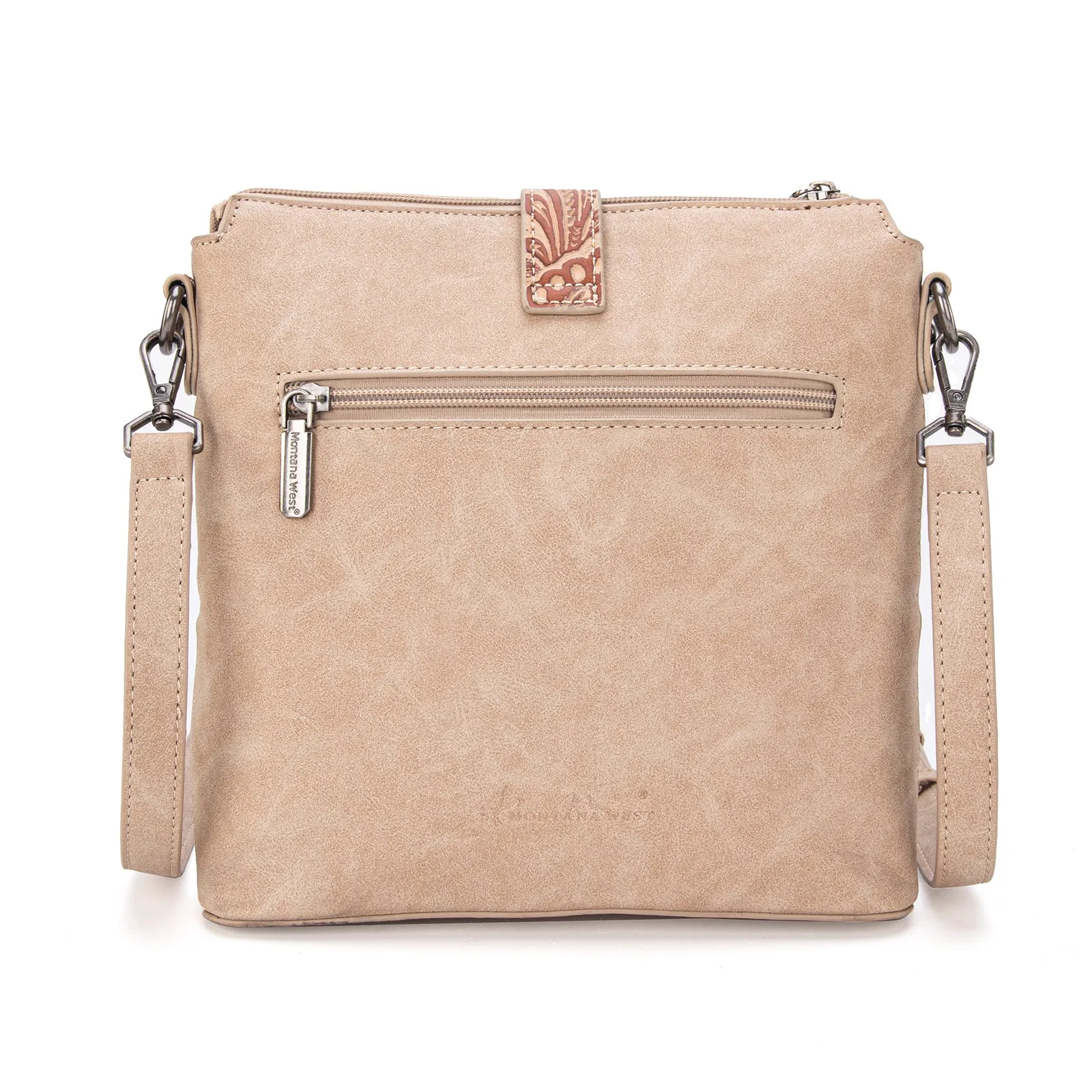 MW1282-8360  Montana West Buckle Collection Concealed Carry Crossbody Bag