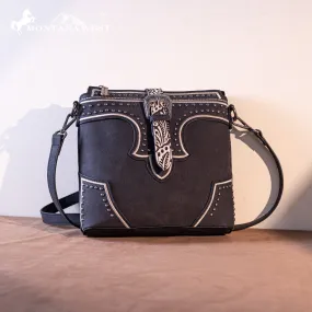 MW1282-8360  Montana West Buckle Collection Concealed Carry Crossbody Bag