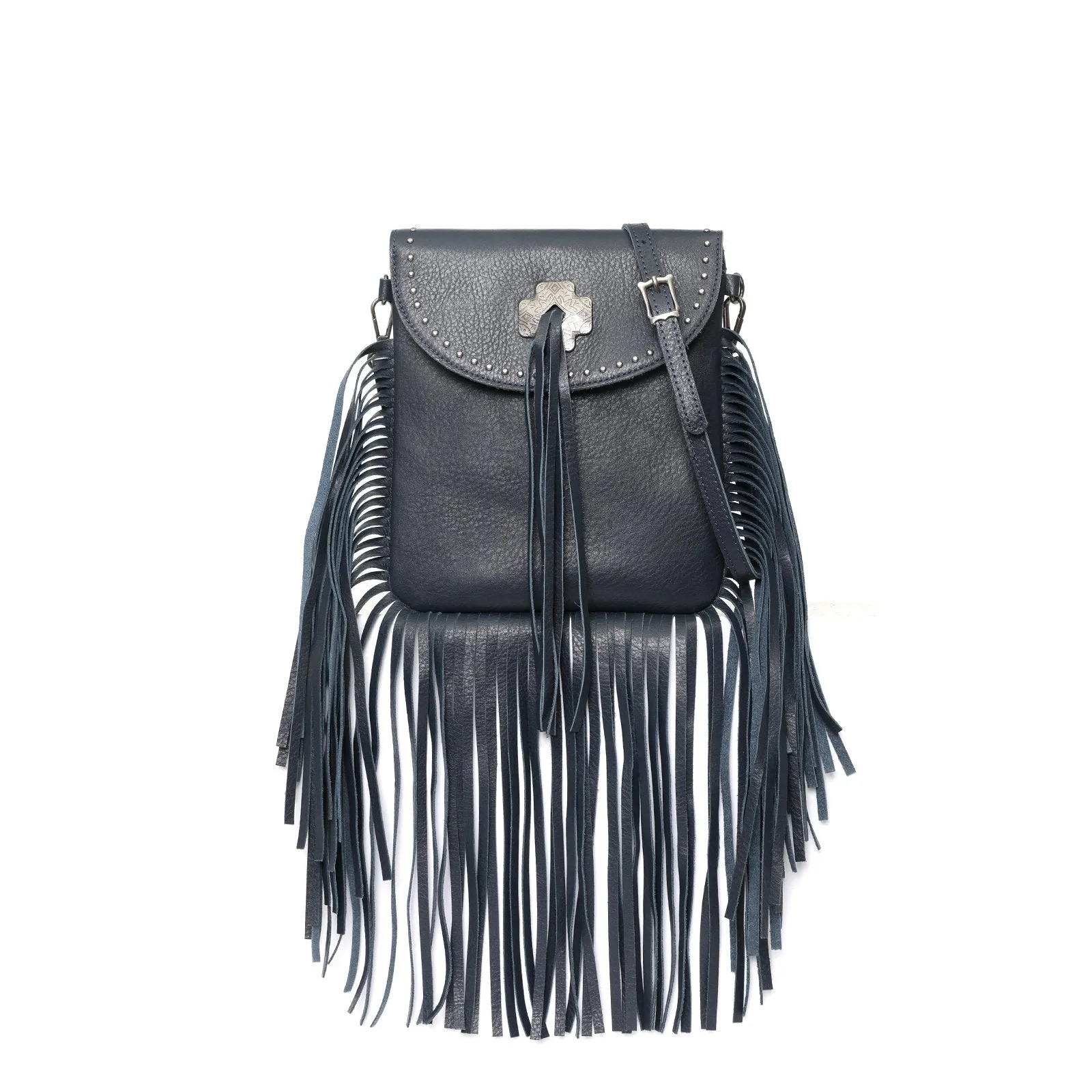 MWR-033  Montana West  Genuine Leather Fringe Crossbody Bag