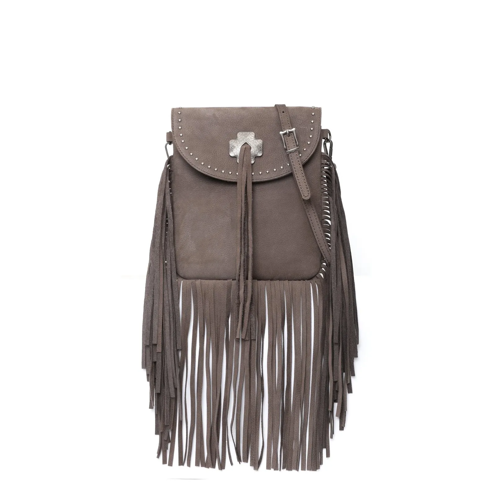 MWR-033  Montana West  Genuine Leather Fringe Crossbody Bag