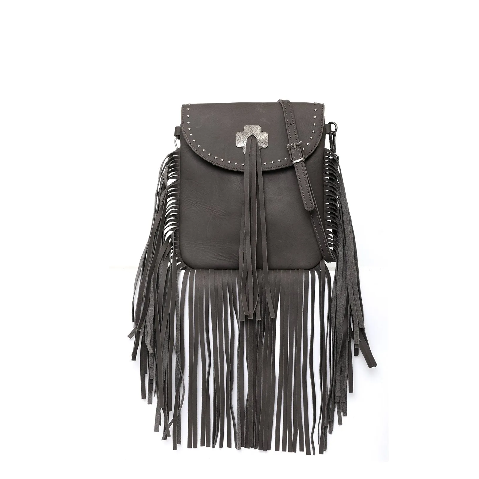 MWR-033  Montana West  Genuine Leather Fringe Crossbody Bag