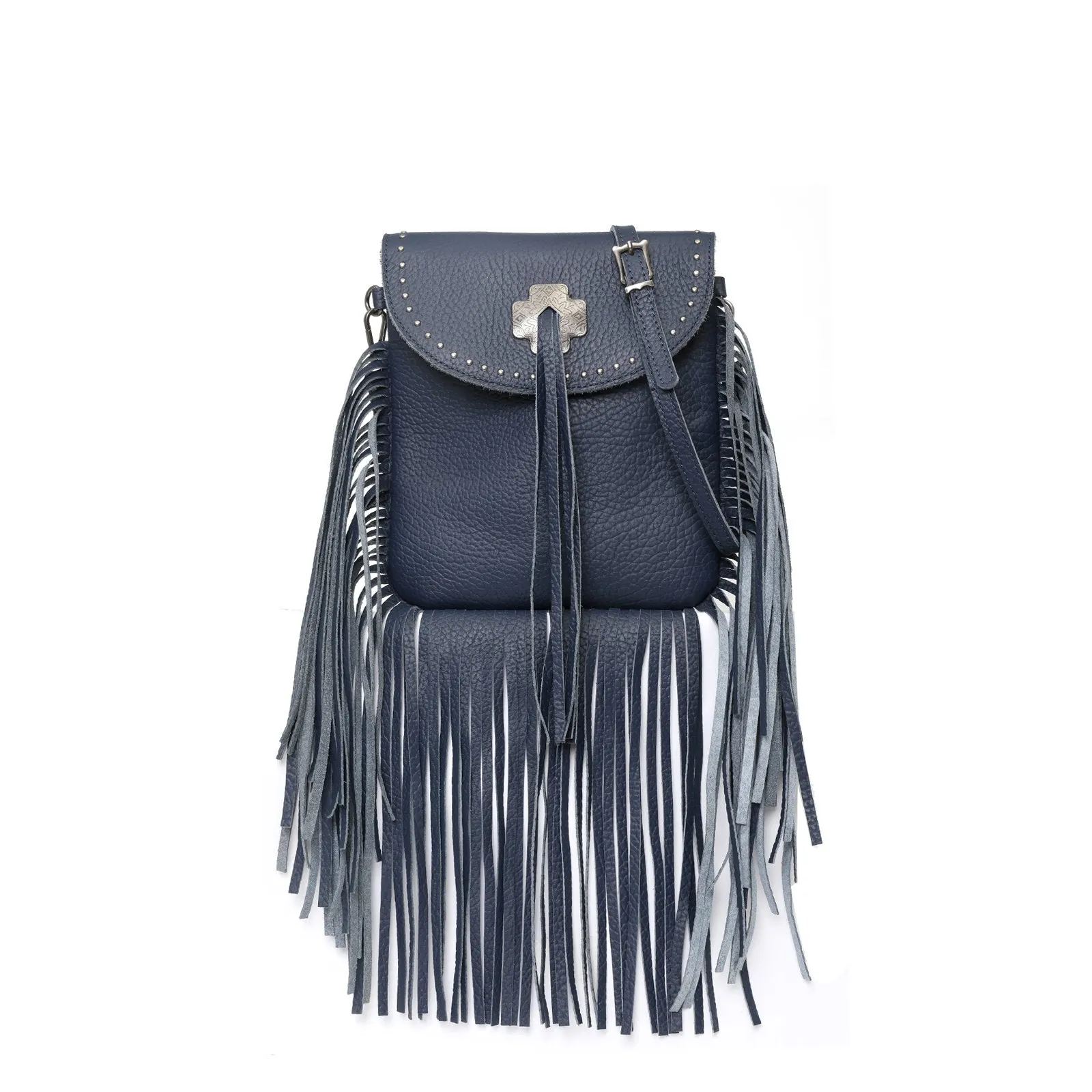 MWR-033  Montana West  Genuine Leather Fringe Crossbody Bag