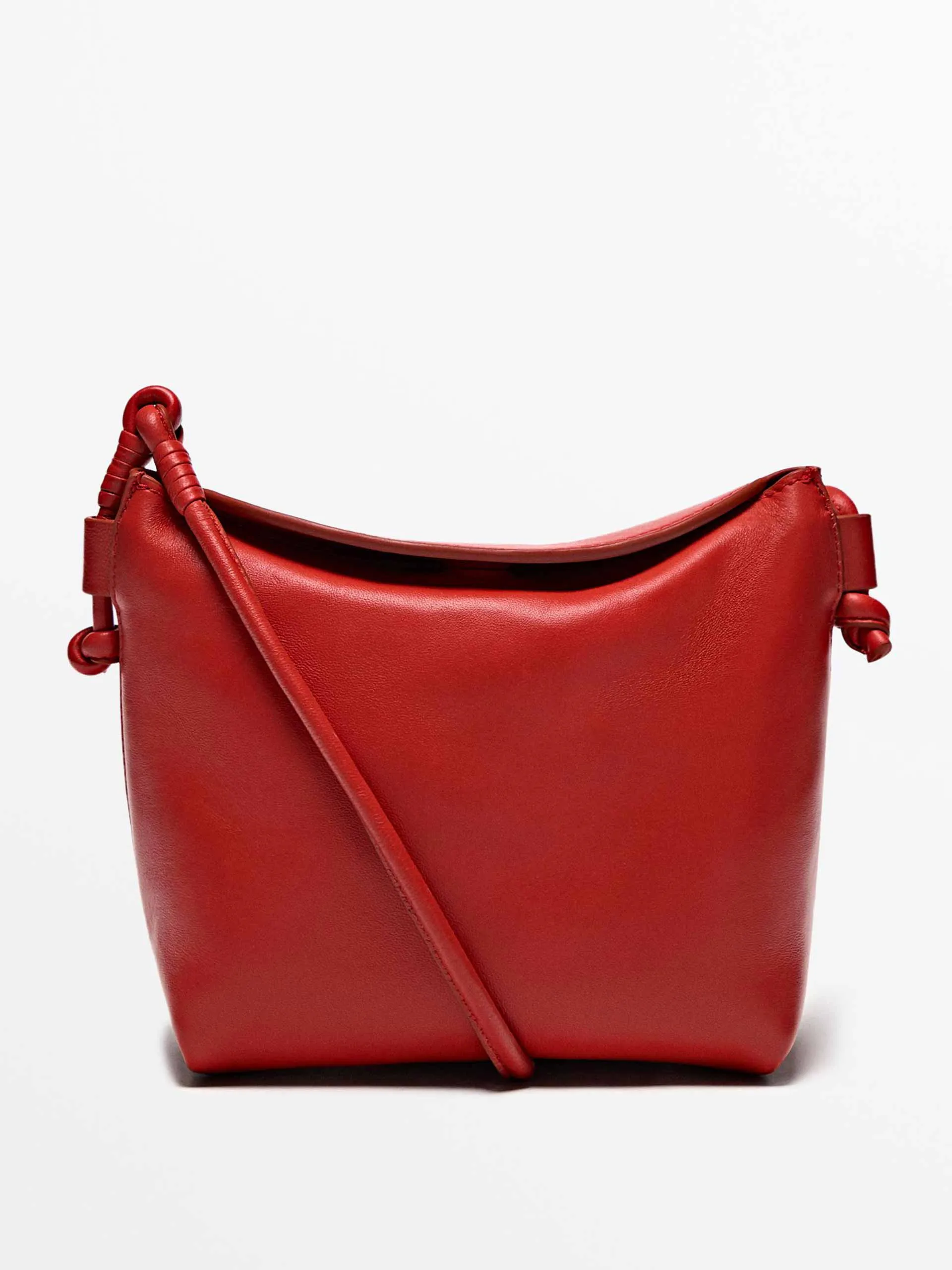 Nappa leather crossbody bag