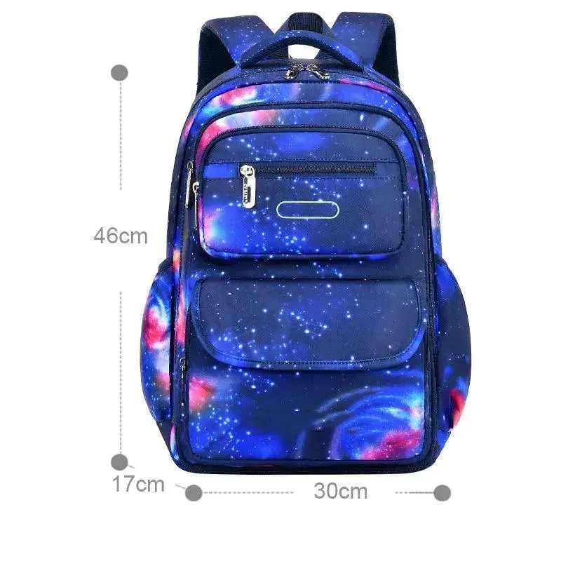 New Schoolbag For Primary School Students Male Side Refrigerator Open Large Capacity Children's Bags Grade