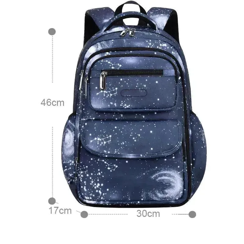 New Schoolbag For Primary School Students Male Side Refrigerator Open Large Capacity Children's Bags Grade