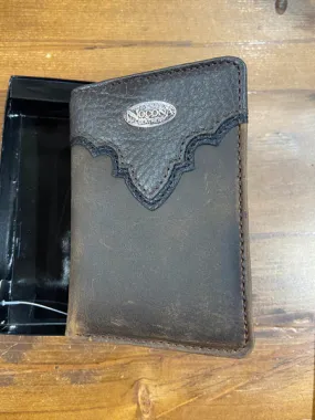 Nocona Distressed Overlay Concho Wallet N5482644