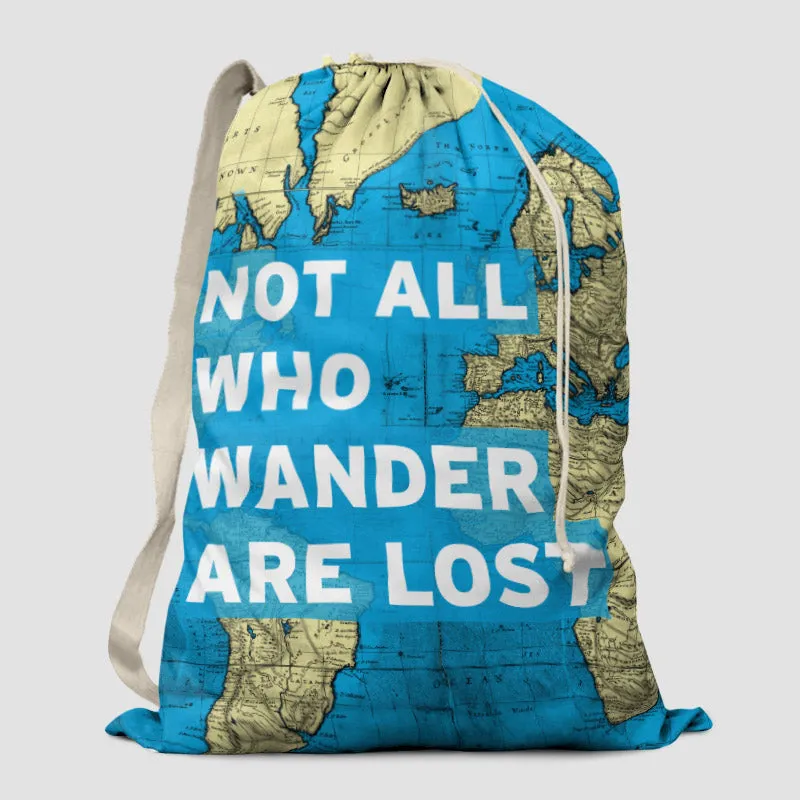 Not All Who - World Map - Laundry Bag