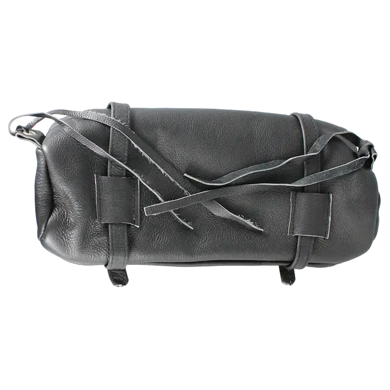 Open Road Double Buckle Small Leather Tool Bag