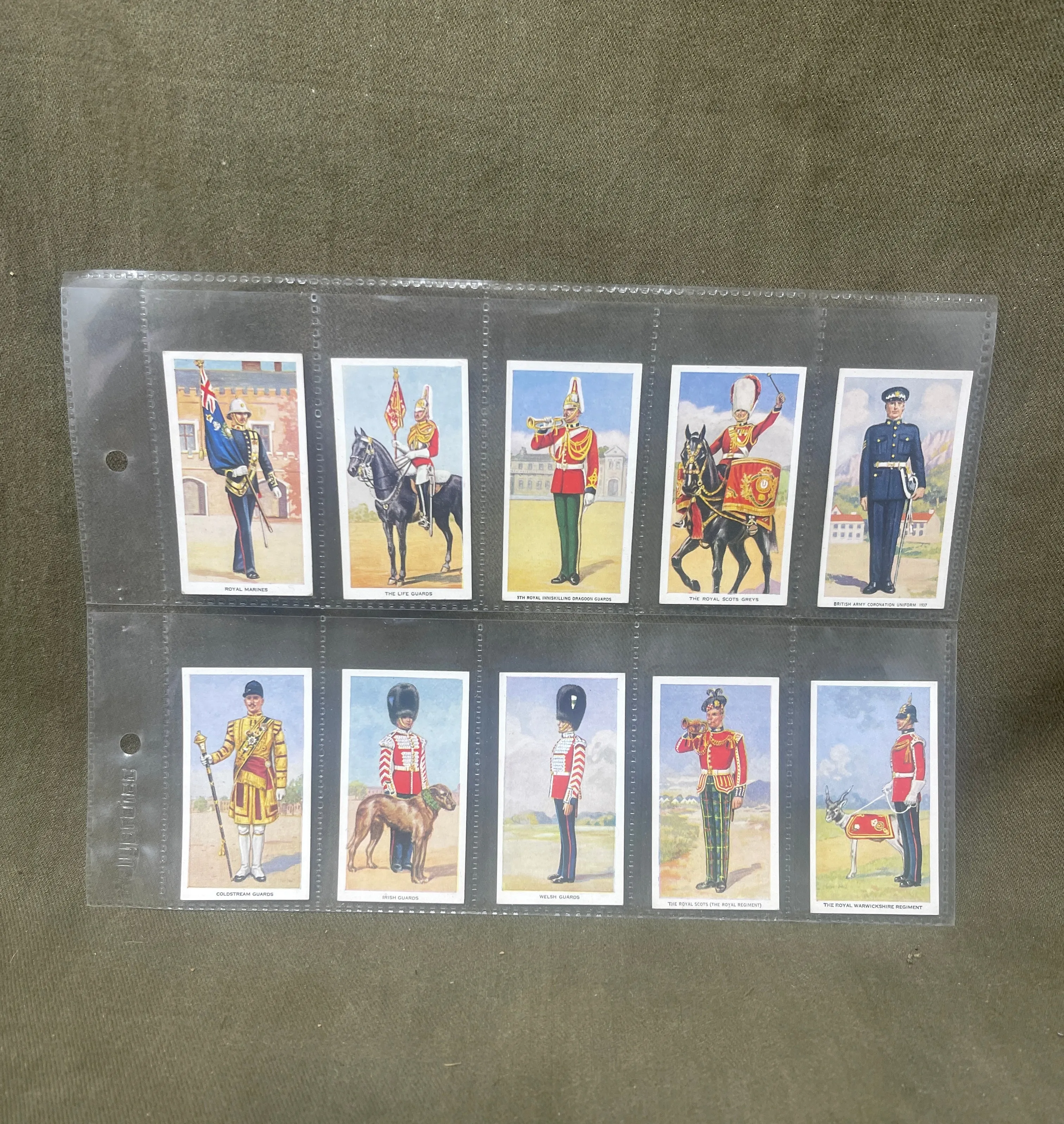 Original  Philips Ltd Soldiers of the King  Cigarette Cards