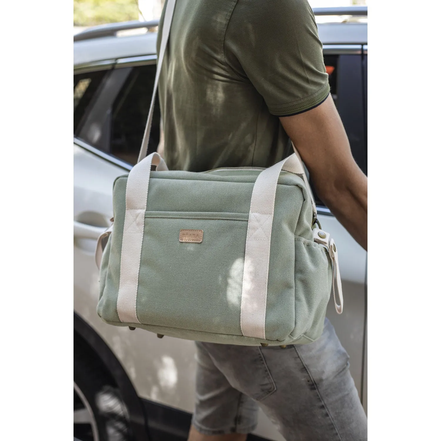 Paris Changing Bag - Pearl Grey