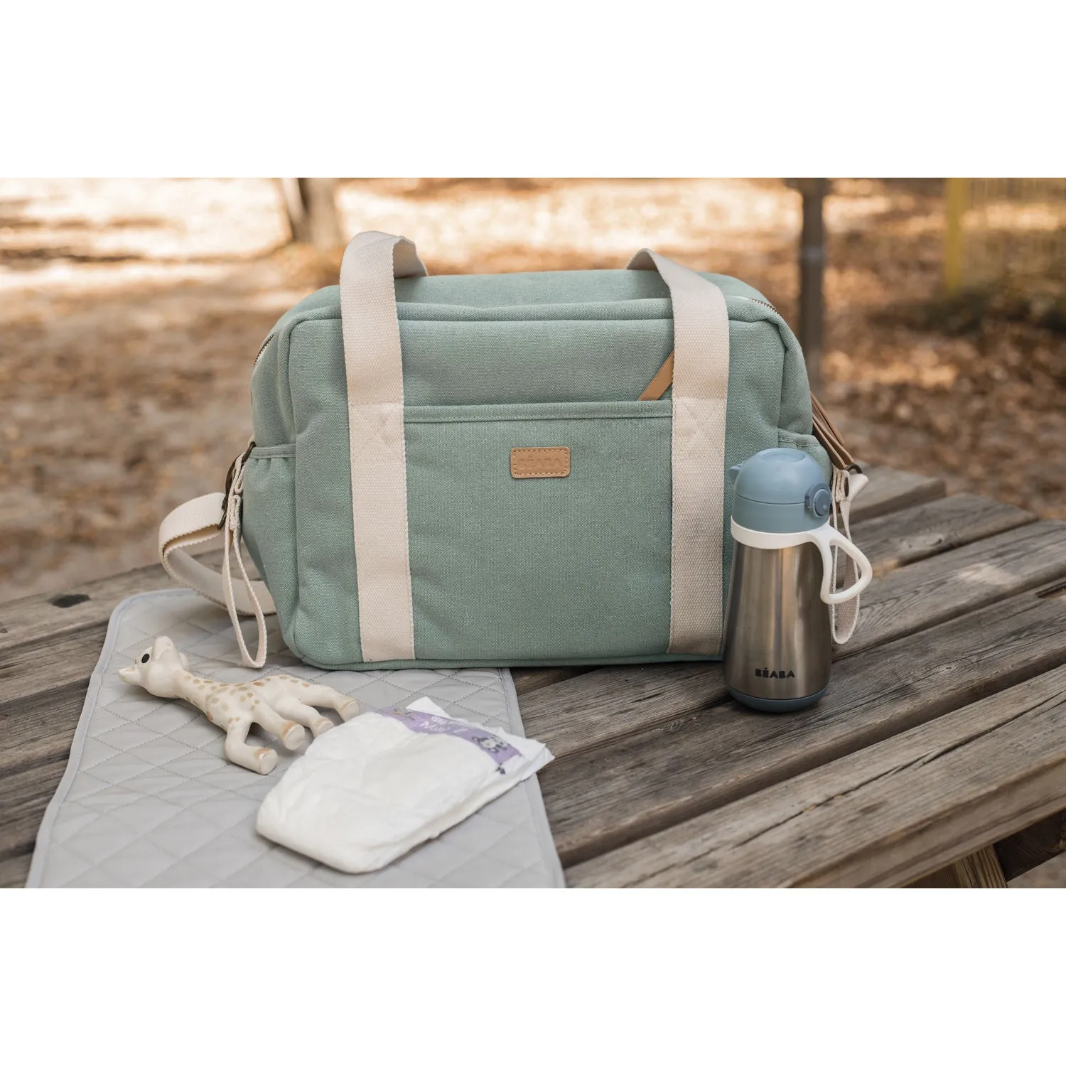 Paris Changing Bag - Pearl Grey