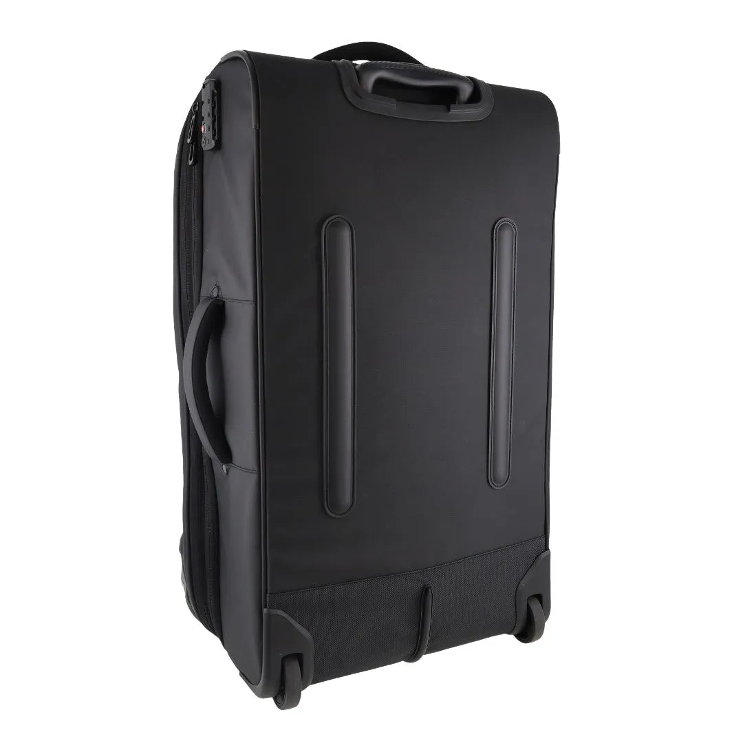 Pierre Cardin - PC3940M 62cm MEDIUM 2 Wheel Soft-Shell Trolley Case - Black