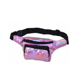 Pink Holographic Bum Bag