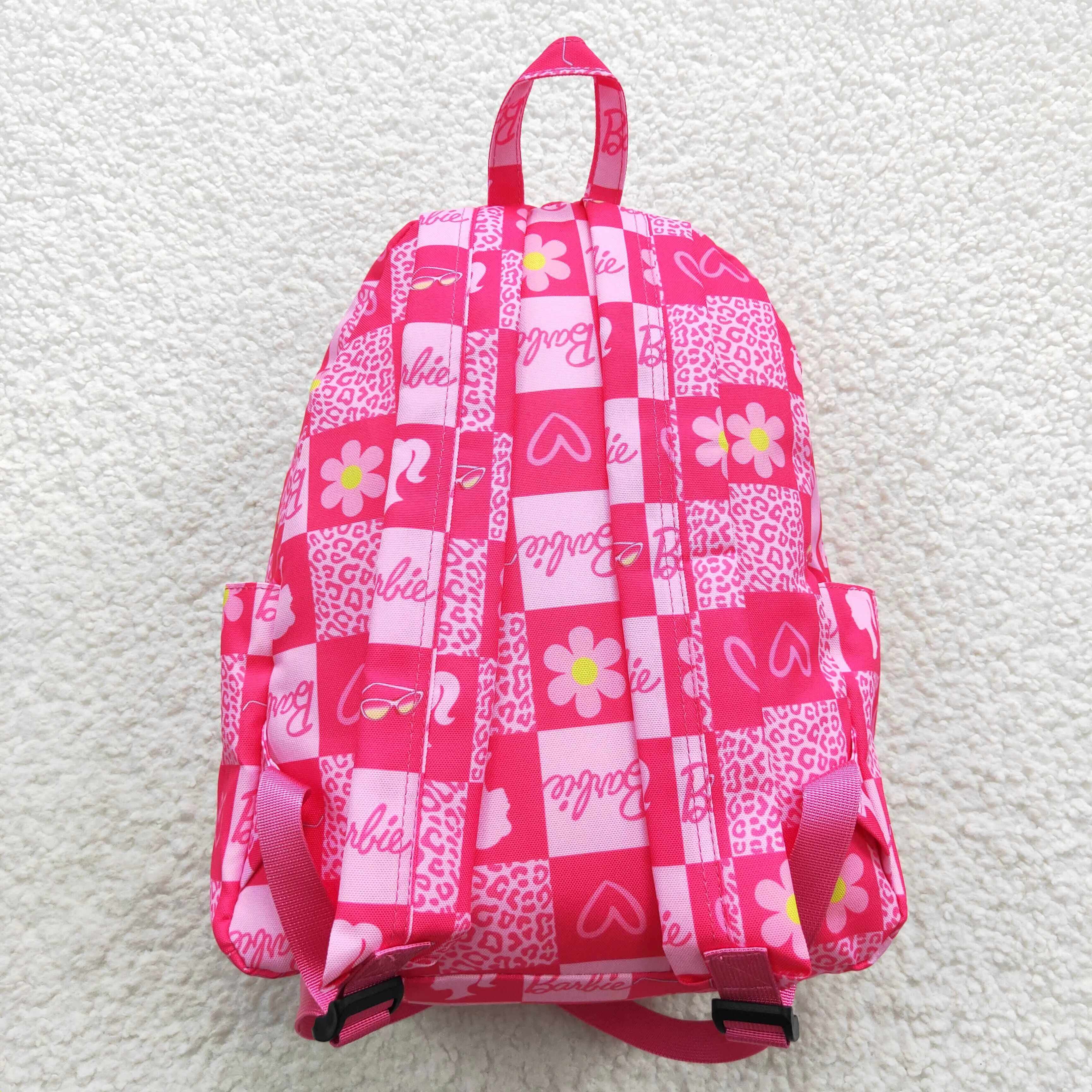 pink leopard print backpack bag BA0113