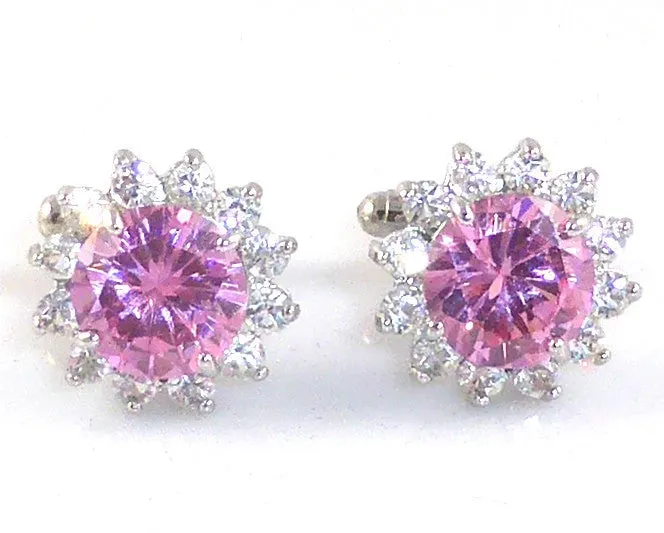 Pink Sapphire Plated Cufflinks