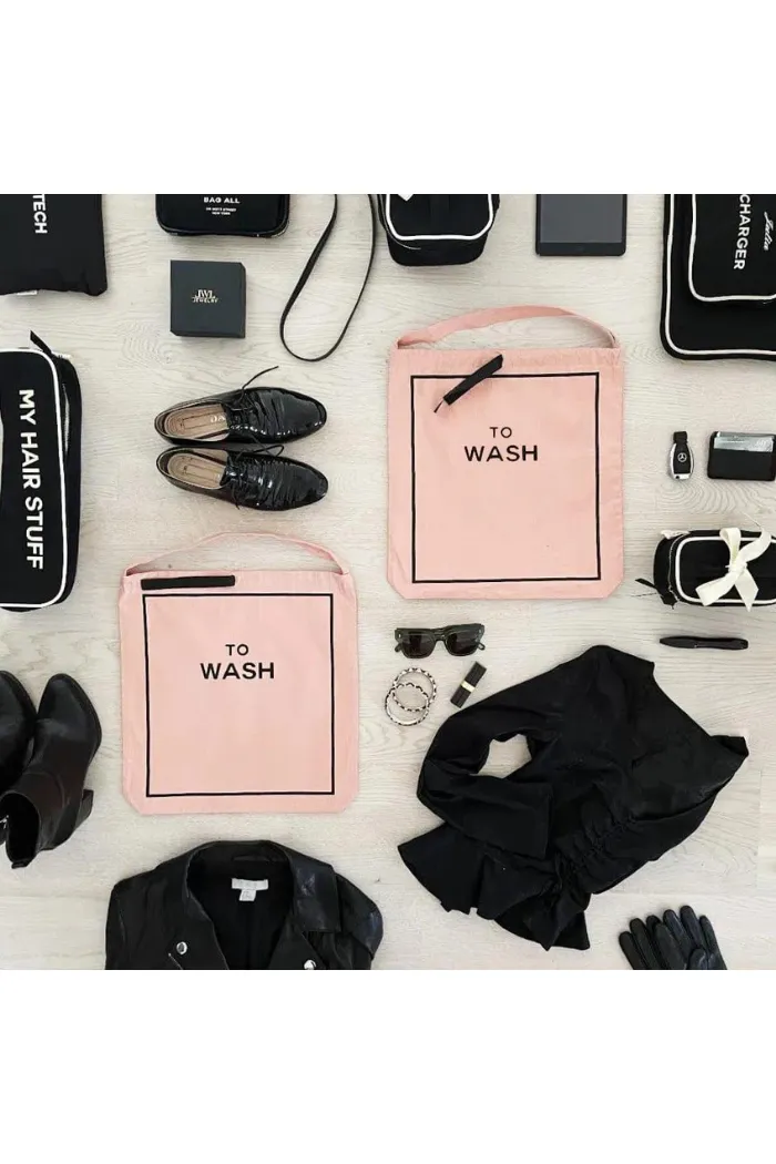 Pink/Blush To Wash Laundry Bag