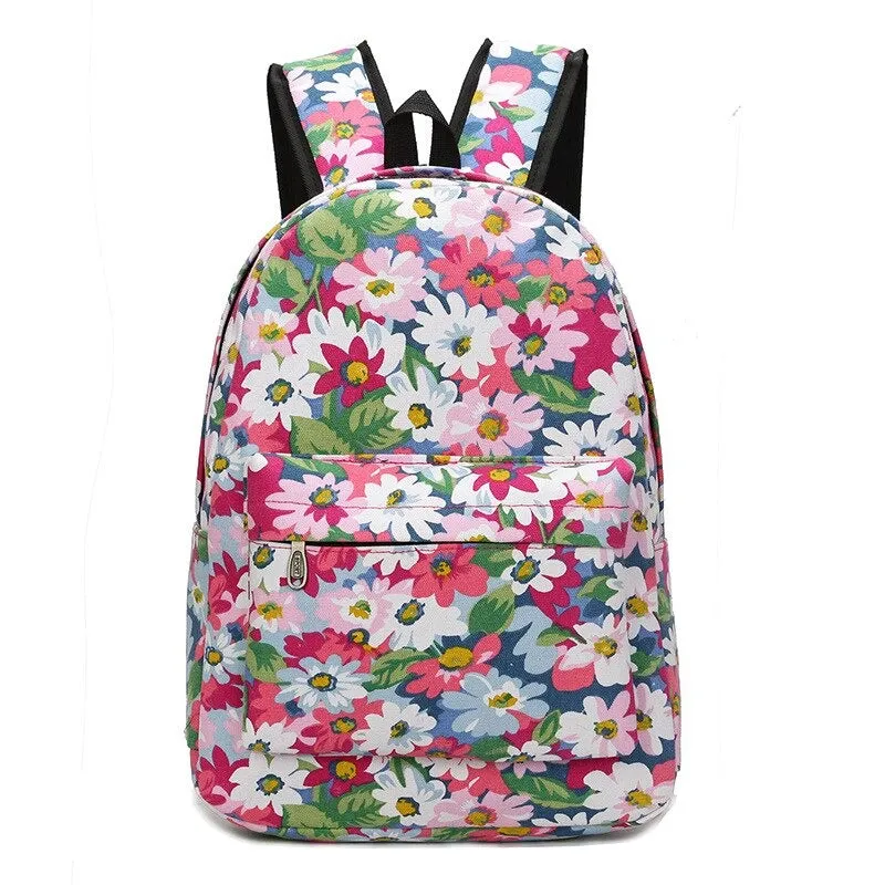 Preppy Style School Backpack For Girls