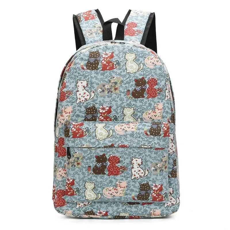 Preppy Style School Backpack For Girls