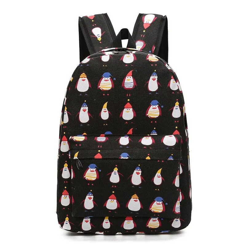 Preppy Style School Backpack For Girls