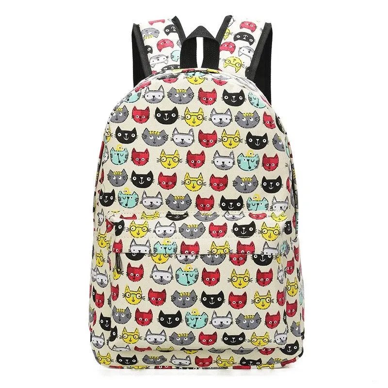 Preppy Style School Backpack For Girls