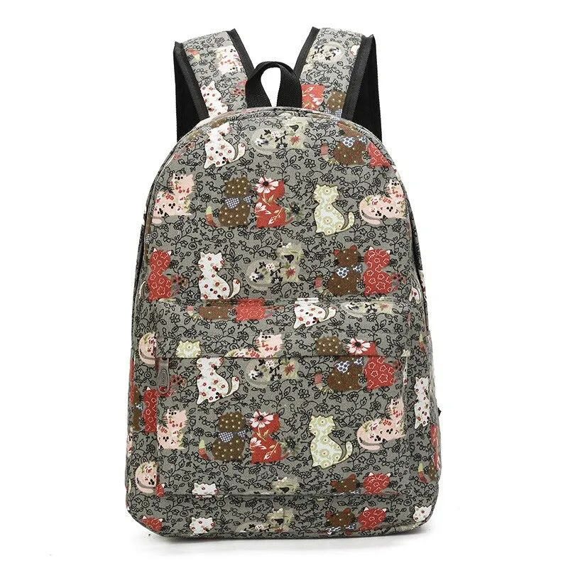 Preppy Style School Backpack For Girls