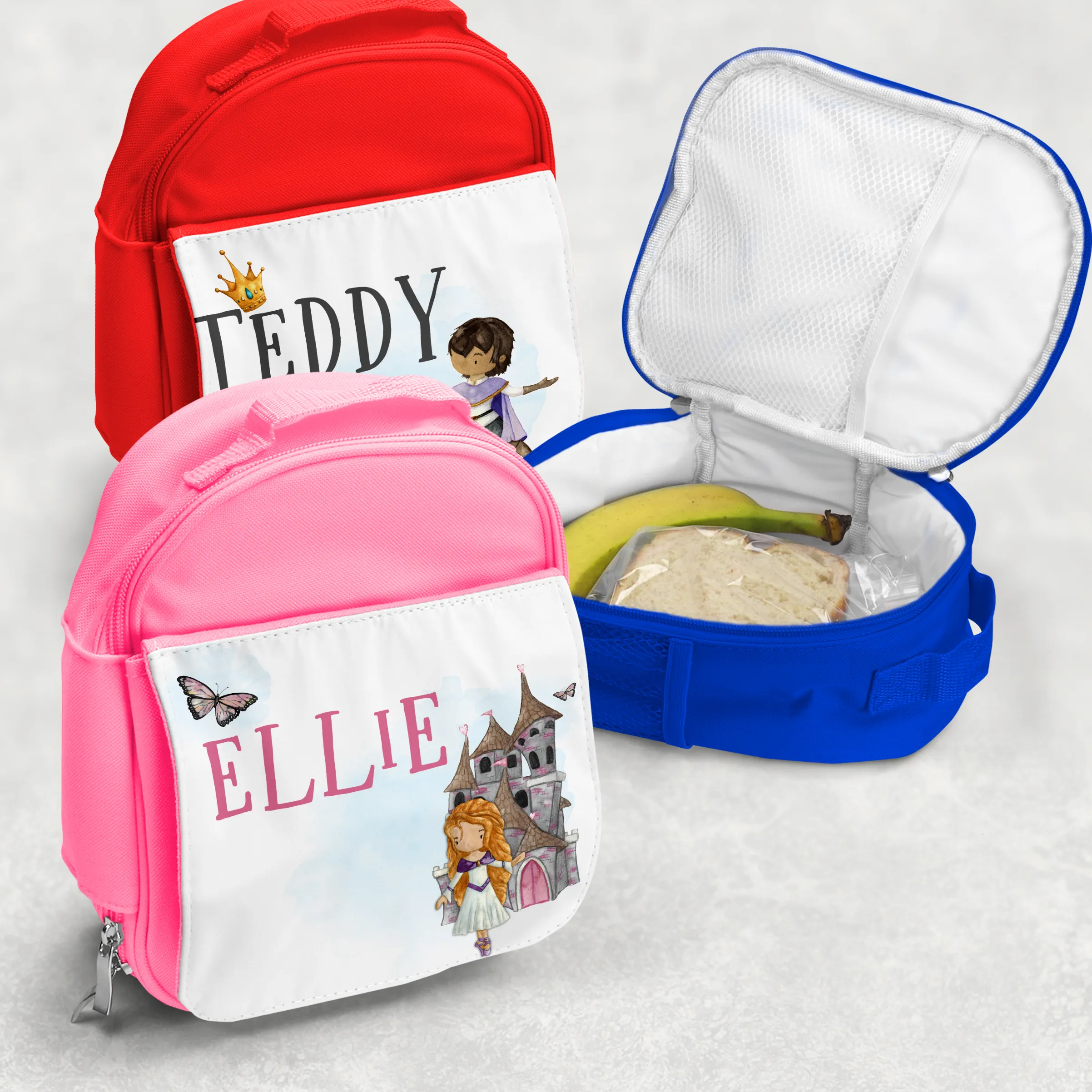 Princess/Prince Personalised Kids Insulated Lunch Bag