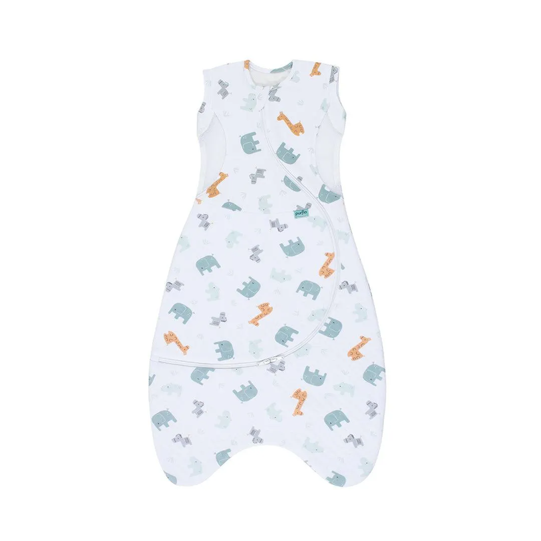 Purflo Cuddle To Sleep Bag - 2.5 Tog - Animal Safari