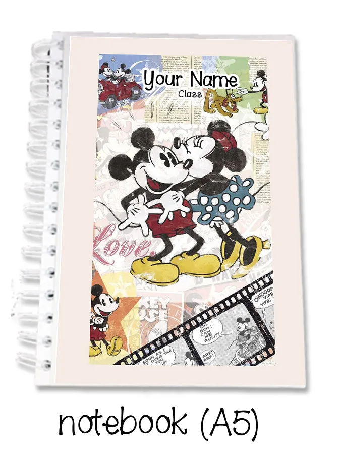 ""Mickey Retro" School labels packs