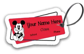 ""Mickey Retro" School labels packs