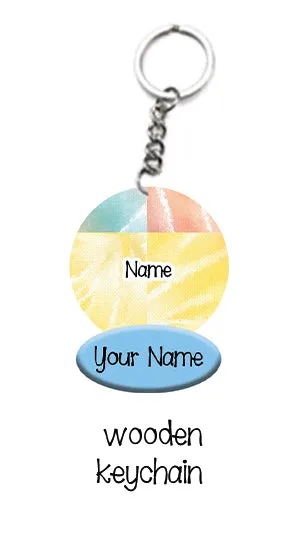 ""Tie dye" School labels packs