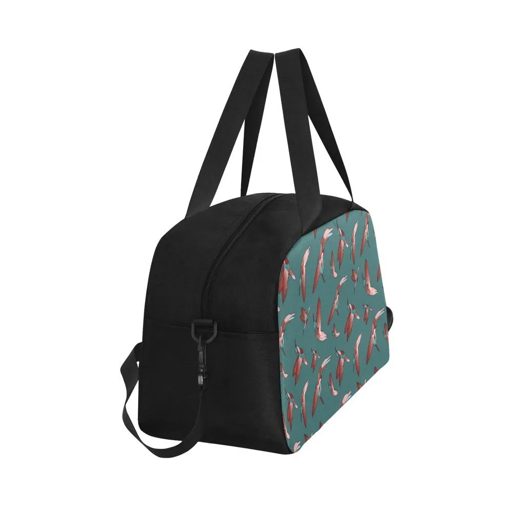 Red Swift Turquoise Fitness Handbag