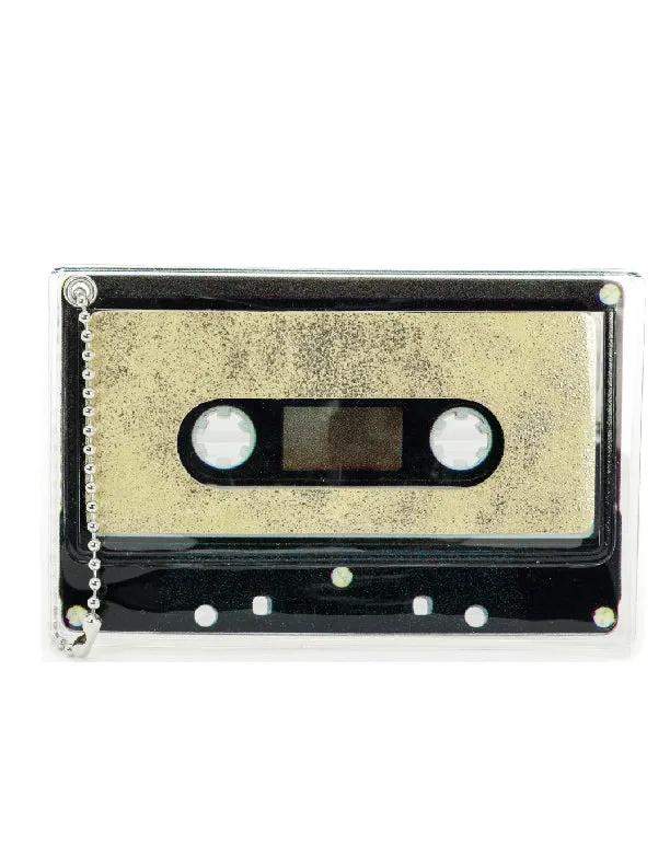 Retro Cassette Tape | Deco Sticker Tag | DUSTER Gold