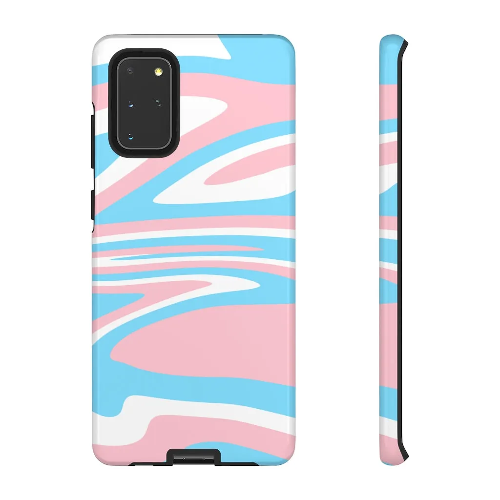 Retro Trans Flag Phone Case for Apple & Samsung