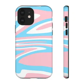 Retro Trans Flag Phone Case for Apple & Samsung