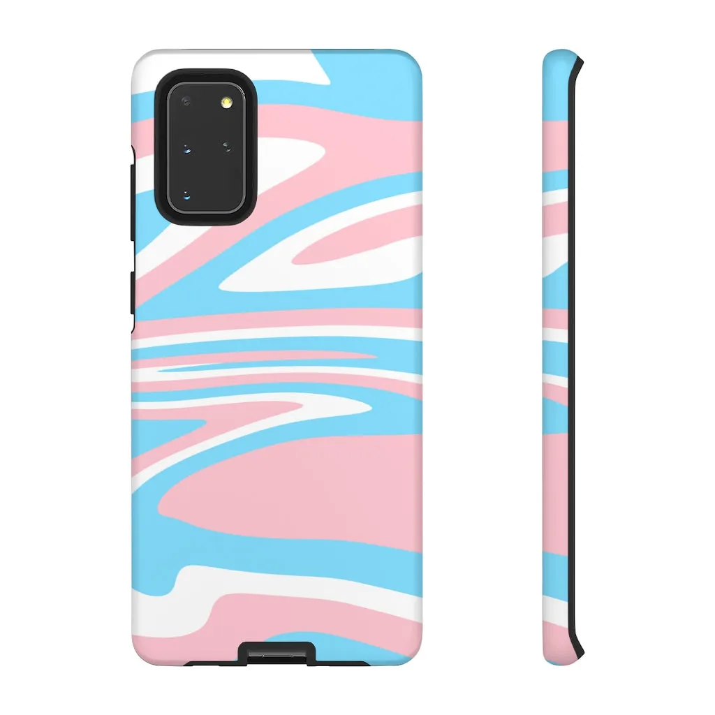 Retro Trans Flag Phone Case for Apple & Samsung